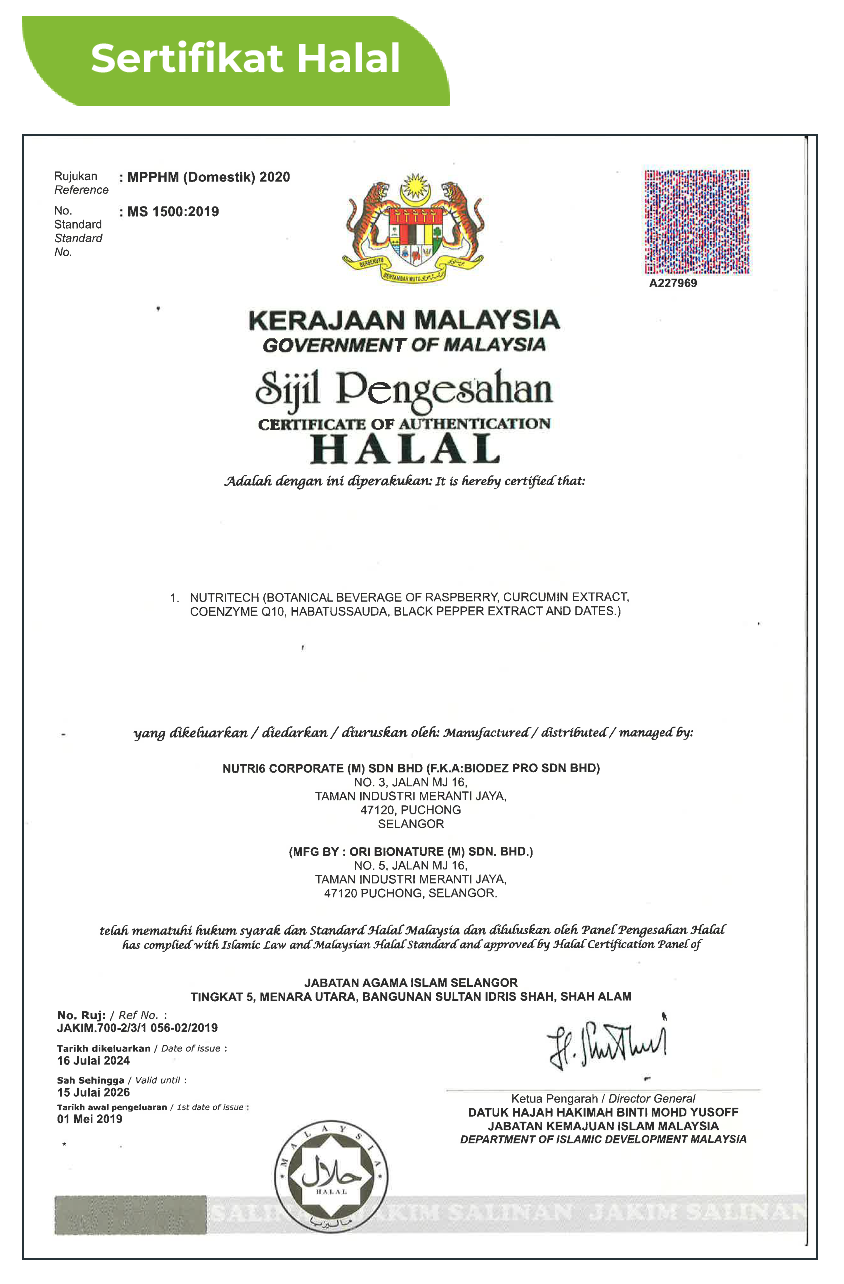 Halal Certificate